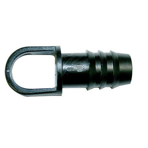 Barbed Plug designed for secure connections in irrigation systems. This component features barbed ends for a firm grip on hoses, ensuring leak-free, reliable connections. Ideal for quick and easy installations, it is commonly used in irrigation, gardening, and outdoor water systems. Image shows durable construction with clear details of the barbed structure, ensuring compatibility with various tubing sizes