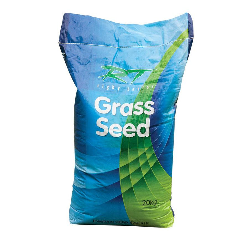 Close-up of Multi Use Grass Seed package designed for versatile, durable lawn coverage in various environments. Ideal for landscaping, parks, this blend promotes resilient, dense growth in high-traffic areas. Image shows easy-to-carry bag with clear labeling and seed composition details