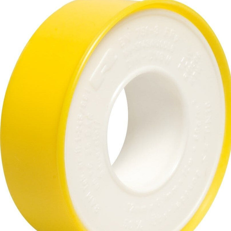 PTFE tape, also known as Teflon tape, designed for sealing threaded connections in  irrigation systems. This durable, high-quality tape ensures leak-proof joints by providing a smooth, tight seal that prevents water or gas leakage and facilitates easy disassembly